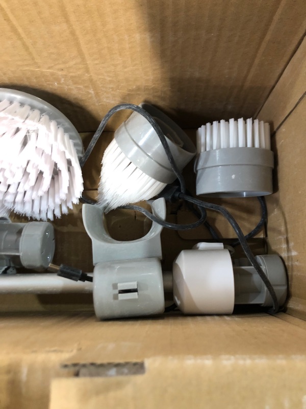 Photo 1 of **NONREFUNDABLE**FOR PARTS OR REPAIR**SEE NOTES**
Electric Spin Scrubber,SIMWAL Electric Scrubber for Cleaning with 7 Replaceable Heads,24/44IN Shower Scrubber with Long Handle&2 Angle for Hard-to-Reach Area,Power Scrubber for Cleaning Tub/Stove/Car Blue