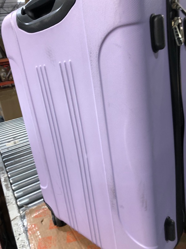 Photo 4 of * SEE NOTES * ANIIC Luggage Suitcases With Wheels 20inch Hard Suitcase Business Travel Luggage?Portable Suitcases With Wheels Double Zipper Suitcase Spinner Luggages (Color : Purple, Size : 20inch)