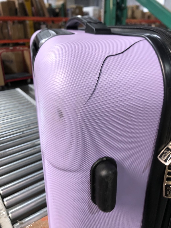 Photo 3 of * SEE NOTES * ANIIC Luggage Suitcases With Wheels 20inch Hard Suitcase Business Travel Luggage?Portable Suitcases With Wheels Double Zipper Suitcase Spinner Luggages (Color : Purple, Size : 20inch)