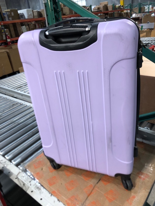 Photo 2 of * SEE NOTES * ANIIC Luggage Suitcases With Wheels 20inch Hard Suitcase Business Travel Luggage?Portable Suitcases With Wheels Double Zipper Suitcase Spinner Luggages (Color : Purple, Size : 20inch)