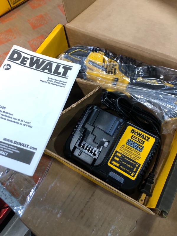 Photo 5 of * used * incomplete * see all images *
DeWalt DCS354D1 20V Max Brushless Cordless Oscillating Multi-Tool