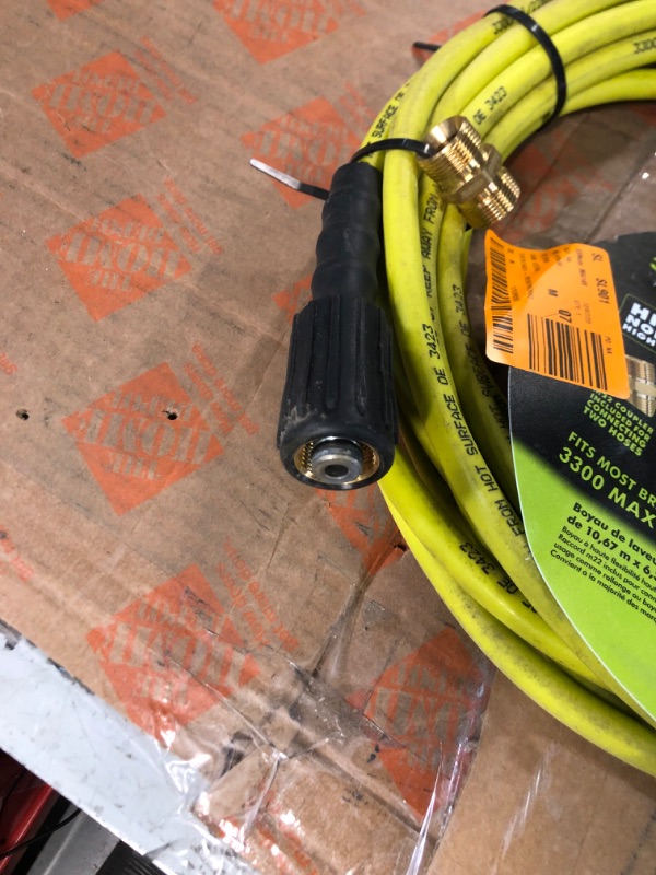 Photo 5 of * SEE NOTES * RYOBI RY31HPH01 1/4 in. x 35 ft. 3,300 PSI Pressure Washer Replacement Hose