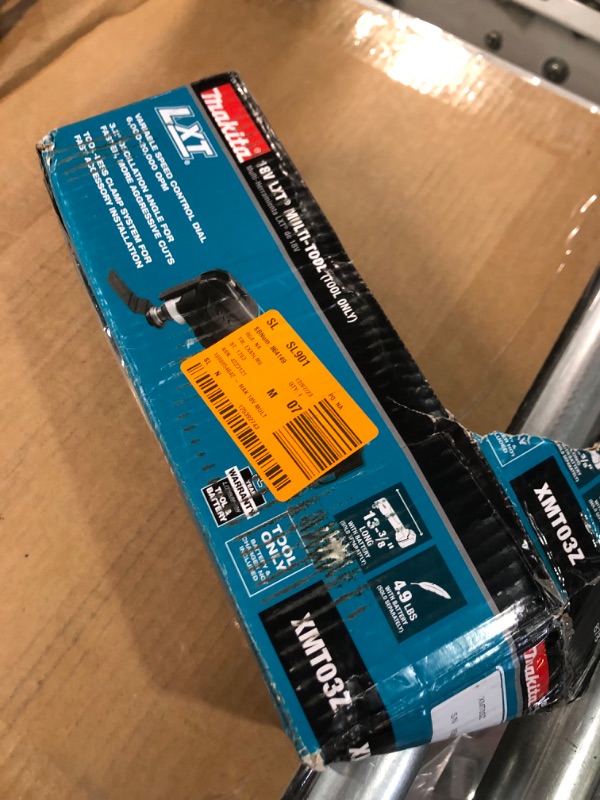 Photo 5 of Makita XMT03Z 18V LXT® Lithium-Ion Cordless Multi-Tool, Tool Only