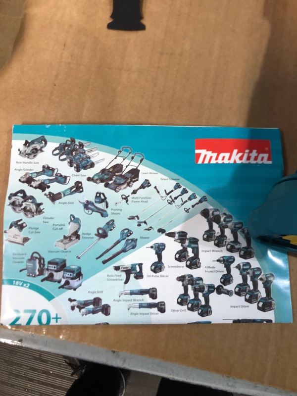 Photo 4 of Makita XMT03Z 18V LXT® Lithium-Ion Cordless Multi-Tool, Tool Only