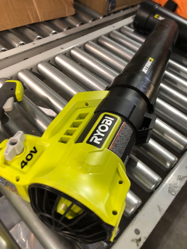Photo 4 of 
RYOBI 110 MPH 525 CFM 40-Volt Lithium-Ion Cordless Variable-Speed Jet Fan Bare Tool Leaf Blower, Battery and Charger Not Included