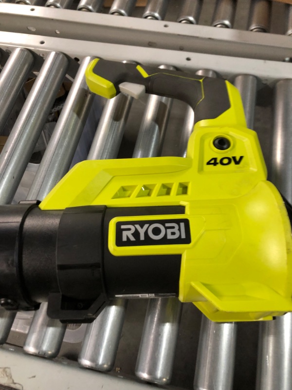 Photo 2 of 
RYOBI 110 MPH 525 CFM 40-Volt Lithium-Ion Cordless Variable-Speed Jet Fan Bare Tool Leaf Blower, Battery and Charger Not Included