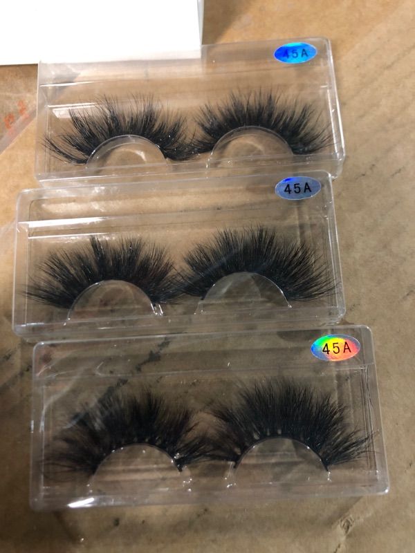 Photo 2 of **STOCK PHOTO FOR REFERENCE-MISSING PIECES**
Mink Eyelashes False Eyelashes 3D Lashes Natural Look Fake Eyelashes Pack Styles Mixed