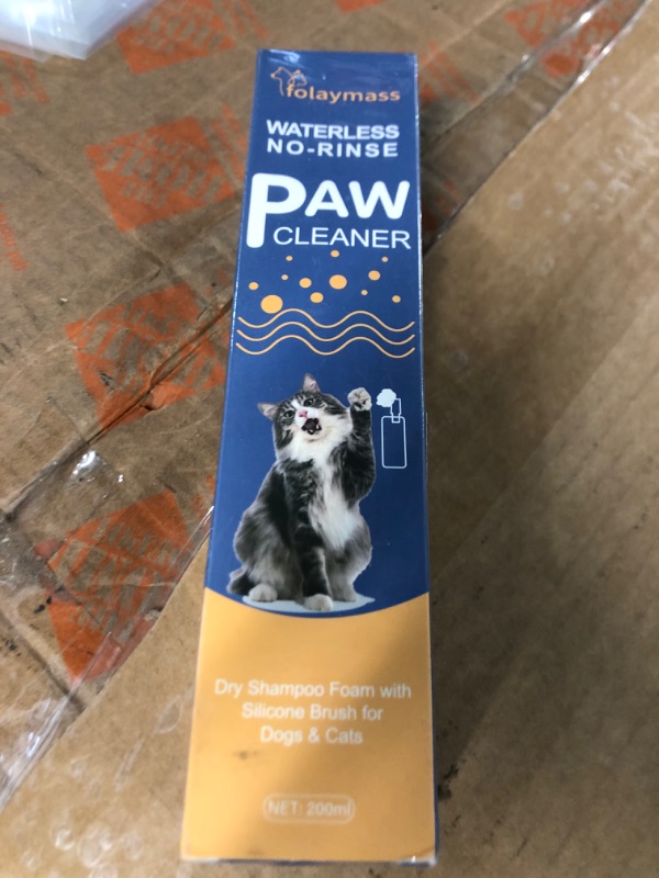 Photo 3 of * SEE NOTES * folaymass Magic Foam - Paw Cleaner for Dogs, Cats, and Pets, Waterless Dry Shampoo Foam with Silicone Brush, No-Rinse Dog and Cat Paw Washer Scrubber, Good for Puppy, Sensitive Skin