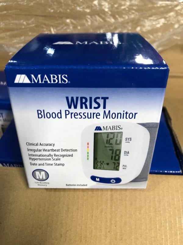 Photo 2 of Mabis Digital Premium Wrist Blood Pressure Monitor with Automatic Wrist Cuff that Displays Blood Pressure