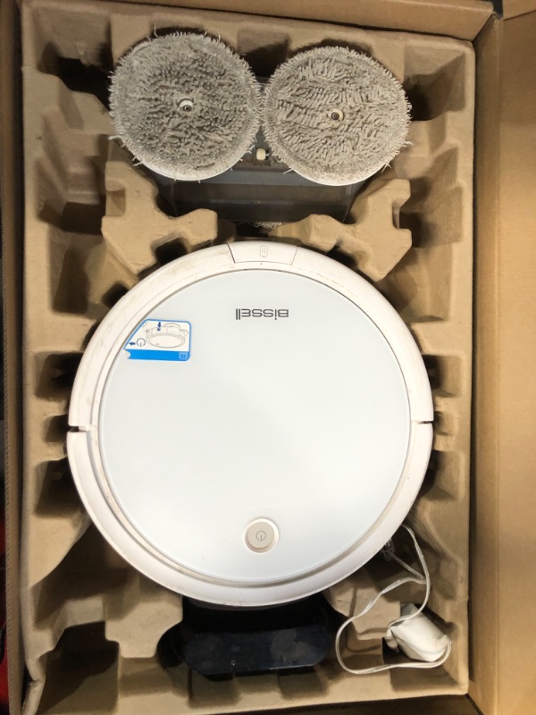 Photo 2 of Bissell SpinWave Pet Robot, 2-in-1 Wet Mop and Dry Robot Vacuum, WiFi Connected with Structured Navigation, 3347