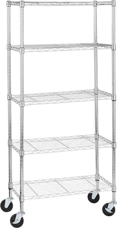 Photo 1 of IMAGE FOR REFERENCE 5-shelf Medium Adjustable, Shelving Unit on 4" Casters