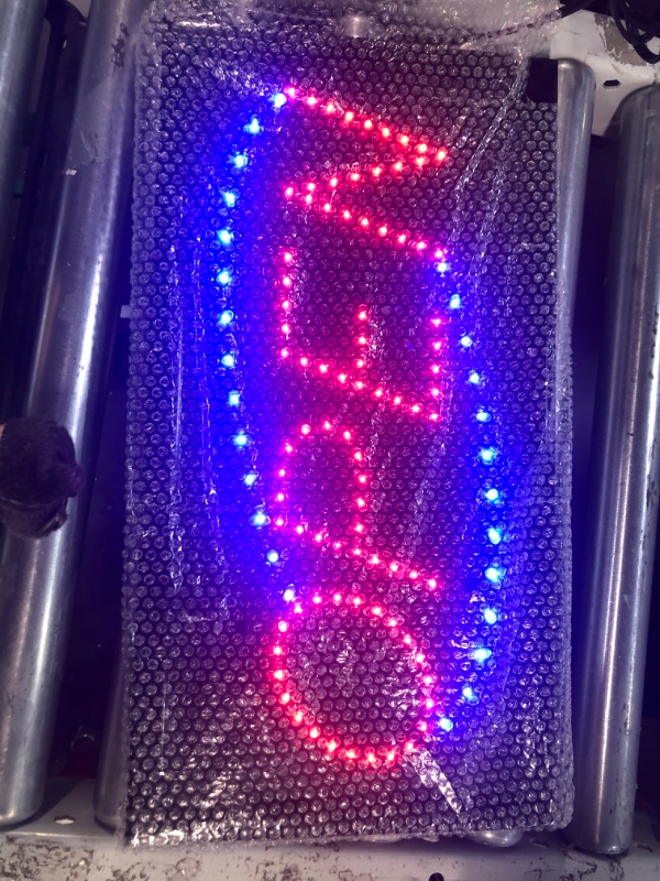 Photo 2 of Ultima LED Neon Open Sign for Business: Lighted Sign Open with Flashing Mode