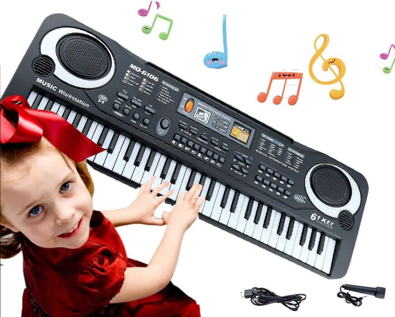 Photo 1 of SurpMuscial Keyboard Piano Kids 61 Key Electronic Digital Piano Musical Instrument Kit