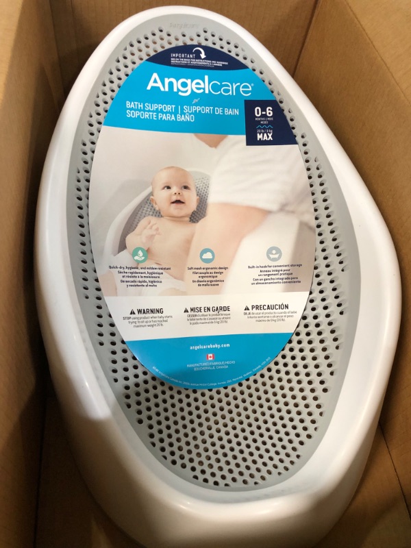 Photo 3 of Angelcare Baby Bath Support (Grey) | Ideal for Babies Less than 6 Months Old