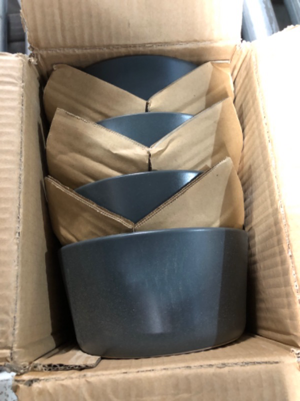 Photo 1 of * used item * see all images * 
Stone Lain Celina Stoneware 12-Piece Dinnerware Set, Cereal and Pasta Bowls