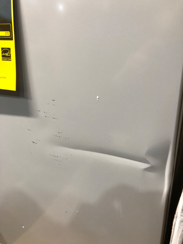 Photo 1 of **NON-REFUNDABLE/FOR PARTSONLY**
Frigidaire EFR376-MOONBM Retro Bar Fridge Refrigerator with Side Bottle Opener, 3.2 cu. Ft