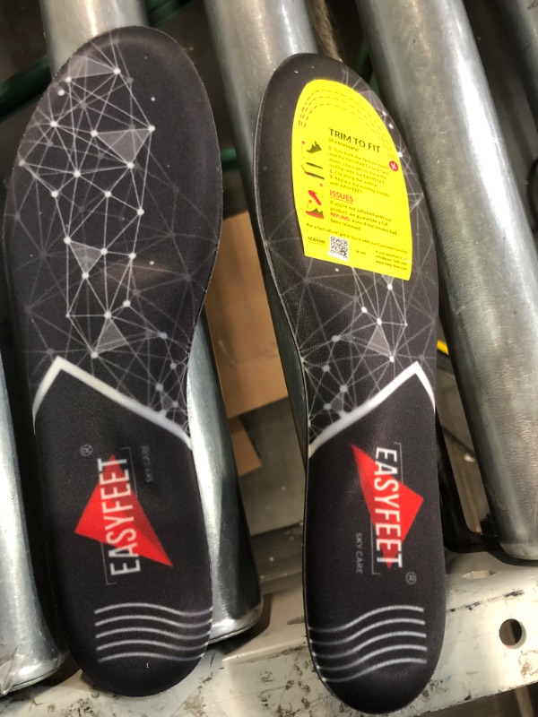 Photo 1 of (New 2023) Memory Foam Insoles for Men and Women Black S (Men 7-8.5/Women 8-9.5) 2pk