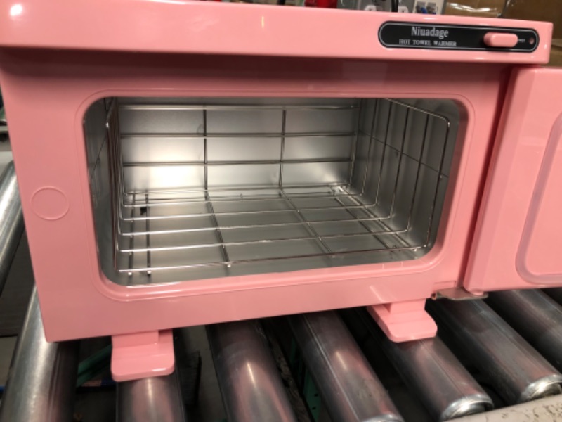 Photo 4 of Pink Hot Towel Warmer-8L Towel Warmer Cabinet-Small Towel Warmer for Facial-Heats Up 