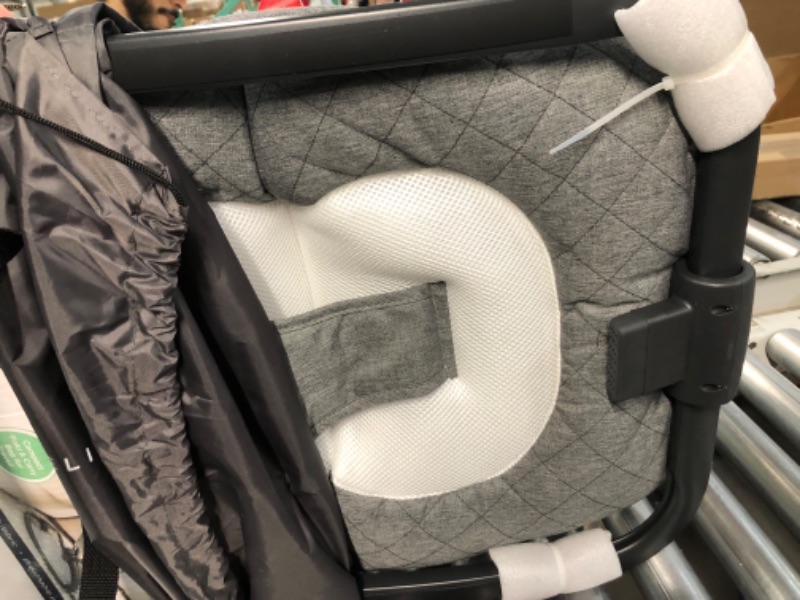 Photo 9 of **SEE CLERK NOTES** Baby Delight Aura Deluxe | Portable Baby Bouncer | Quilted Charcoal 