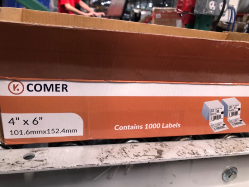 Photo 1 of K Comer 4x6 Thermal Shipping Labels (2 Stacks, 1000 Printer Labels) Stickers 