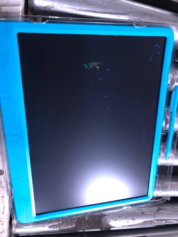 Photo 2 of LCD Writing Tablet 15 Inch Colorful Screen Doodle Boards Drawing Tablets  15"lightblue