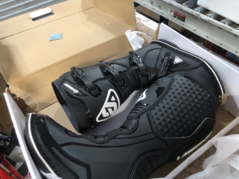 Photo 2 of Answer Racing 445176 Powersports Motocross Protection Gear: AR1 Boots, Black, Size 9, 1 Pair