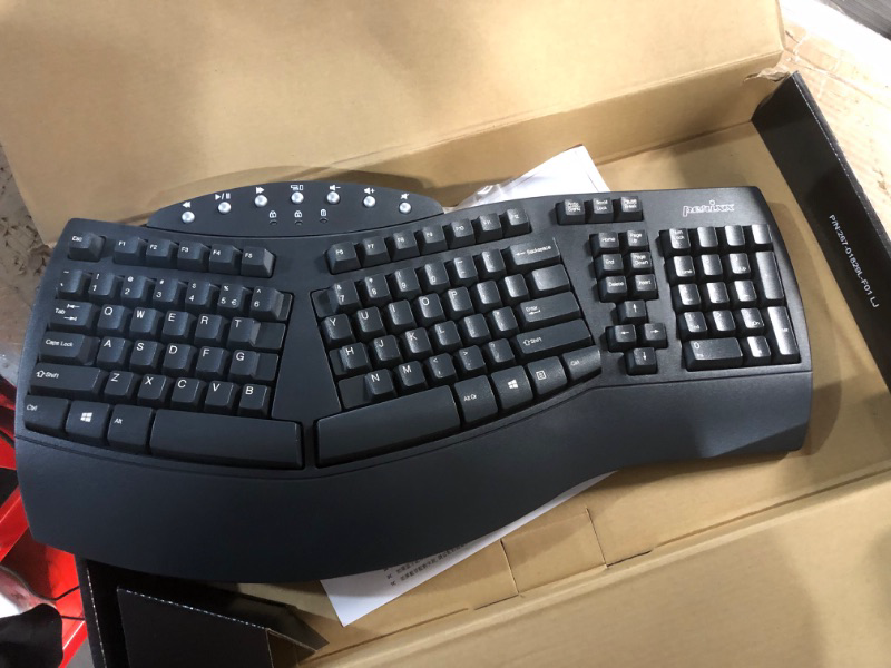 Photo 2 of Wireless Ergonomic Keyboard with Gel Wrist Rest Bundle