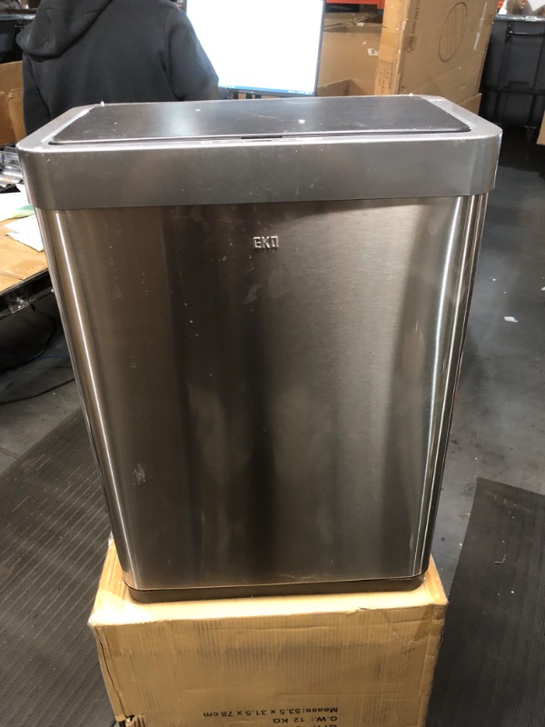 Photo 2 of *MINOR DENT*
EKO EK9260MT-45L Automatic Open and Close Trash Can