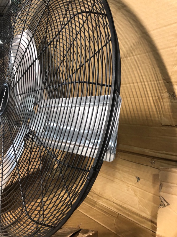 Photo 3 of *NON REFUNDABLE NO RETURN
PARTS ONLY* KEN BROWN 30 Inch Industrial Oscillating Wall Mount Fan *For Parts Only* Does not Turn On