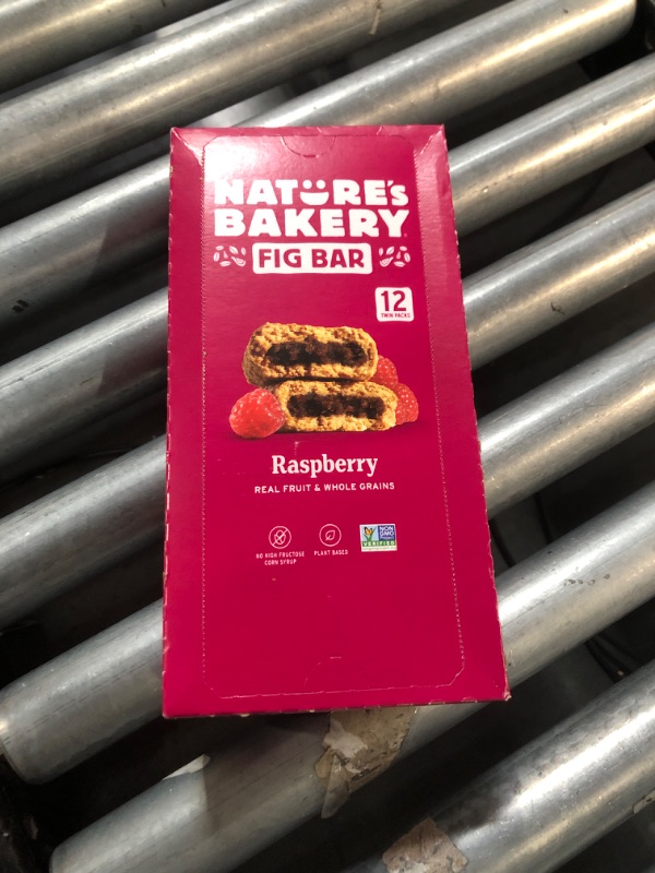 Photo 2 of (READ NOTES) Nature’s Bakery Whole Wheat Fig Bars, Raspberry, Real Fruit, Vegan, Non-GMO, Snack bar, 1 box with 12 twin packs (12 twin packs) Raspberry  12 Count (Pack of 1)