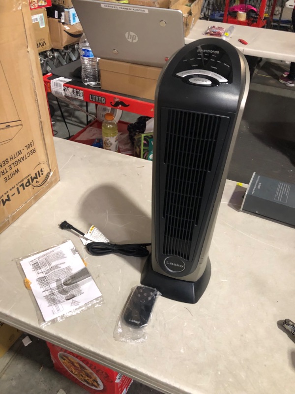 Photo 6 of ***POWERS ON - UNABLE TO TEST FURTHER***
Lasko Products Lasko 1500 Watt 2 Speed Ceramic Oscillating Tower Heater with Remote