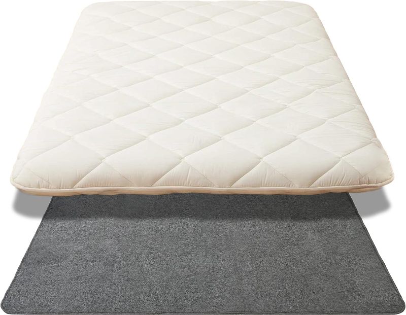 Photo 1 of * STOCK PHOTO FOR REFRENCE* Dr.Futon Japanese Floor Futon Mattress Traditional Cotton Shikibuton Foldable queen