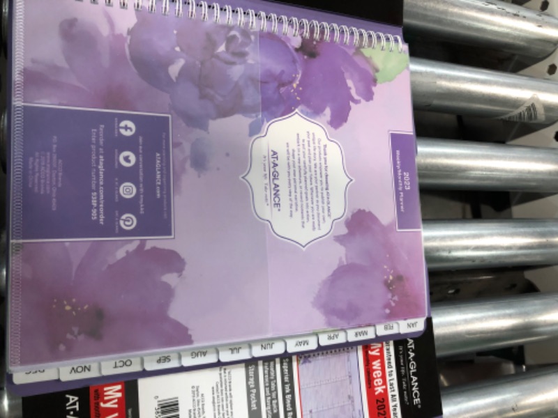 Photo 3 of AT-A-GLANCE 2023 Weekly & Monthly Planner, 8-1/2" x 11" (2PCK)