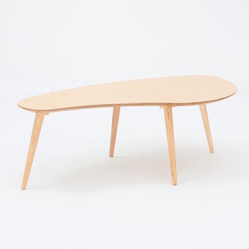 Photo 1 of  woJKod Rubber Wood Solid Wood Table Desk