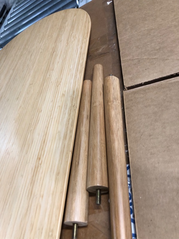 Photo 3 of  woJKod Rubber Wood Solid Wood Table Desk