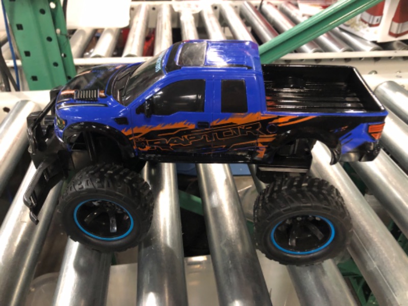 Photo 2 of 1:14 Ford F-150 SVT Raptor RC Truck (One Random Color per Transaction. Colors Green, Blue or red.), 13.5 x 7.5 x 7, 