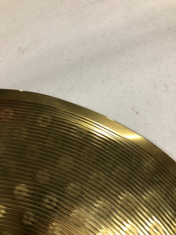 Photo 4 of ***BENT - SEE NOTES***
Avedis Zildjian Company Planet Z Ride Cymbal (ZP20R) 20'' Ride Cymbal Set