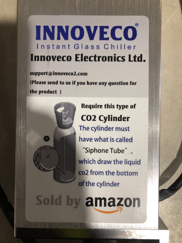 Photo 1 of * used item * see images * 
INNOVECO Glass Chiller – CO2 Glass Froster for Cups and Glasses 