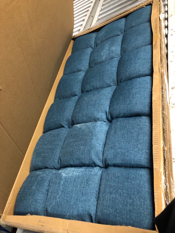 Photo 1 of *MINOR STAINS*
Luxe-Living Loungie Microplush Floor Gaming Chair BLUE