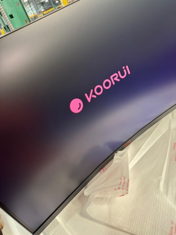 Photo 1 of KOORUI 32 inch Curved Gaming Monitor - QHD (2560 x 1440) 2K Display, 170Hz 144Hz Monitor, 1500R Curvature, 1ms, HDR10, Adaptive Sync, Tilt Adjustable, DisplayPort HDMI, Black - GA01 31.5"170Hz/GA01