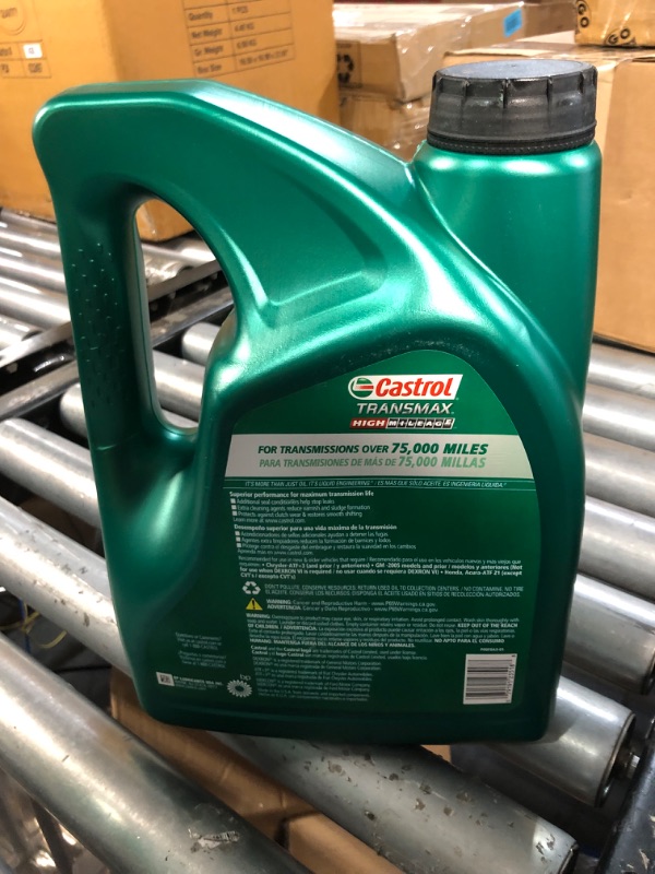 Photo 4 of Castrol Transmax High Mileage Automatic Transmission Fluid, 1 Gallon High Mileage 1 Gallon