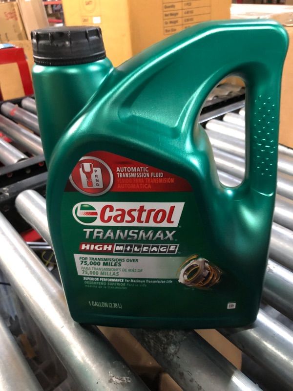 Photo 2 of Castrol Transmax High Mileage Automatic Transmission Fluid, 1 Gallon High Mileage 1 Gallon