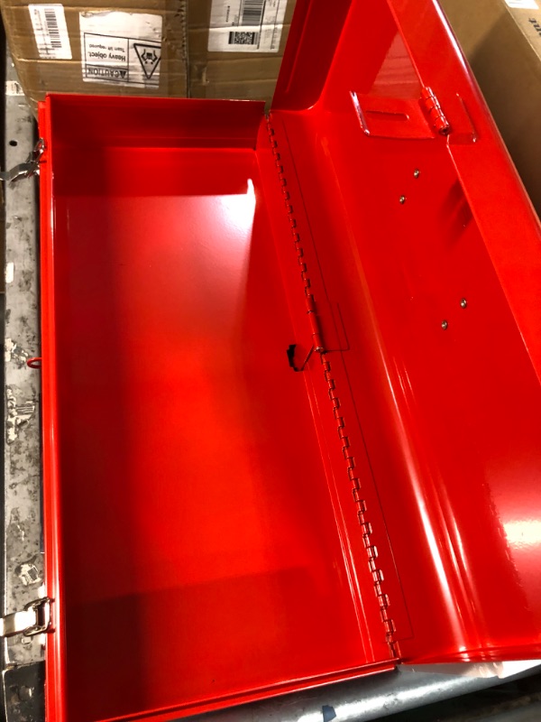 Photo 4 of  Tool Box Red Metal 