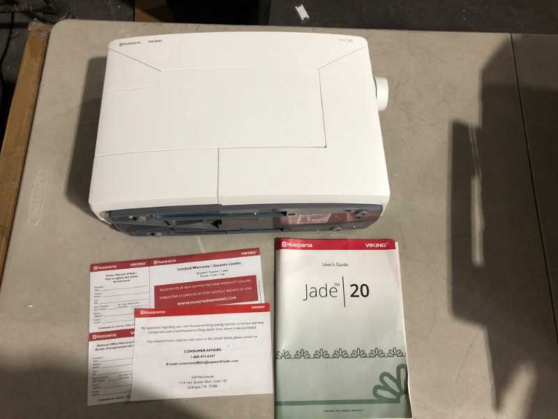 Photo 1 of **PARTS ONLY** **SEE NOTES** Husqvarna Viking Jade 20 Sewing Machine