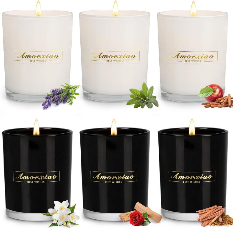 Photo 1 of (NOT THE SAME SCENTS) 6 Pack Scented Candles Amorxiao