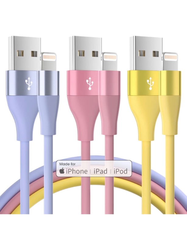 Photo 1 of [Apple MFi Certified] iPhone Charger 3Pack 10FT 2 pack 