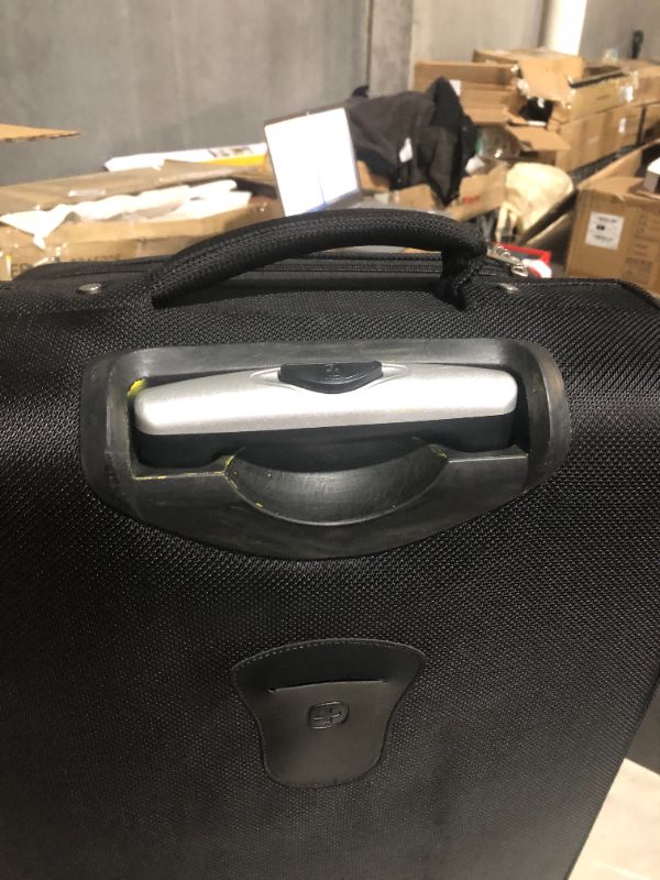 Photo 5 of ***USED - DIRTY - SEE PICTURES***
SwissGear Sion Softside Expandable Roller Luggage, Black,25-Inch