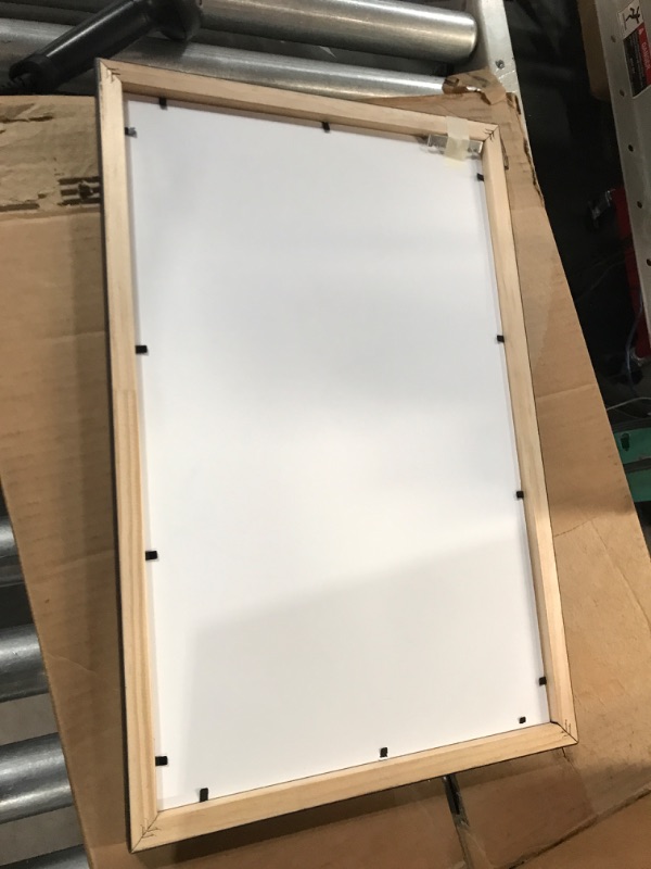 Photo 1 of 10x16 Frame Black Real Wood Picture Frame Width 0.75 Inches