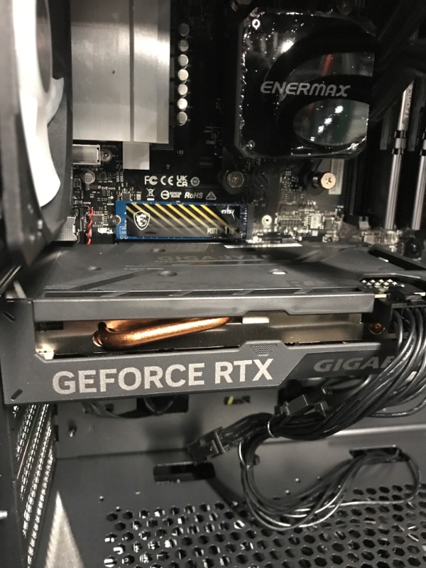 Photo 1 of Skytech Shadow Gaming PC Desktop 

UNABLE TO TEST/MISSING POWER CORD 