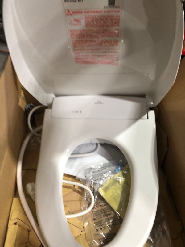 Photo 7 of ***SEE NOTES***TOTO S500E Electronic Bidet Toilet Cleansing, Instantaneous Water, EWATER Deodorizer, Warm Air Dryer, and Heated